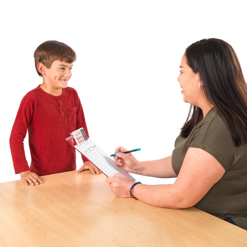 Really Good Stuff Classroom Clock-Out Clipboard - Durable Clipboard with Easy-to-Read Digital Clock - Keep Track of Students with Sign-Out/Sign-in Sheet- Convenient Tool for Classroom Management - Image 5